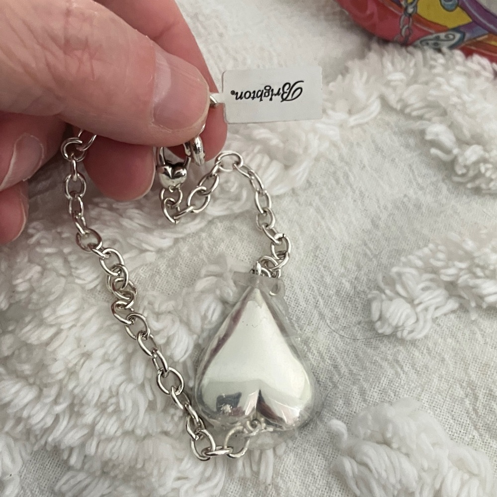 Brighton Silver Heart Charm Bracelet - Picture 5 of 5